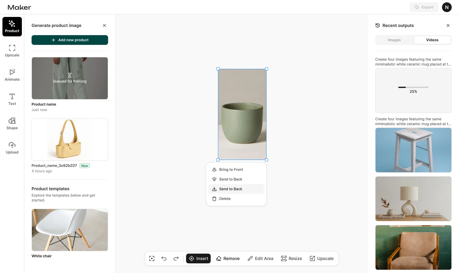 Maker design system and flows