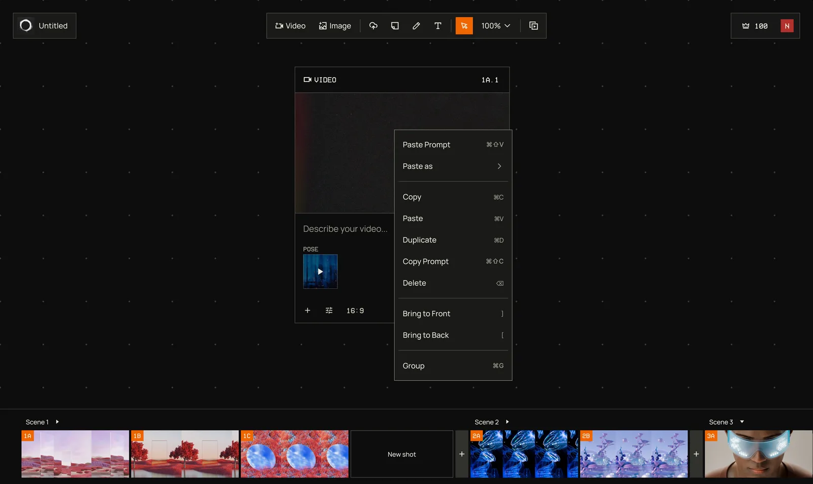 Moonvalley asset organization